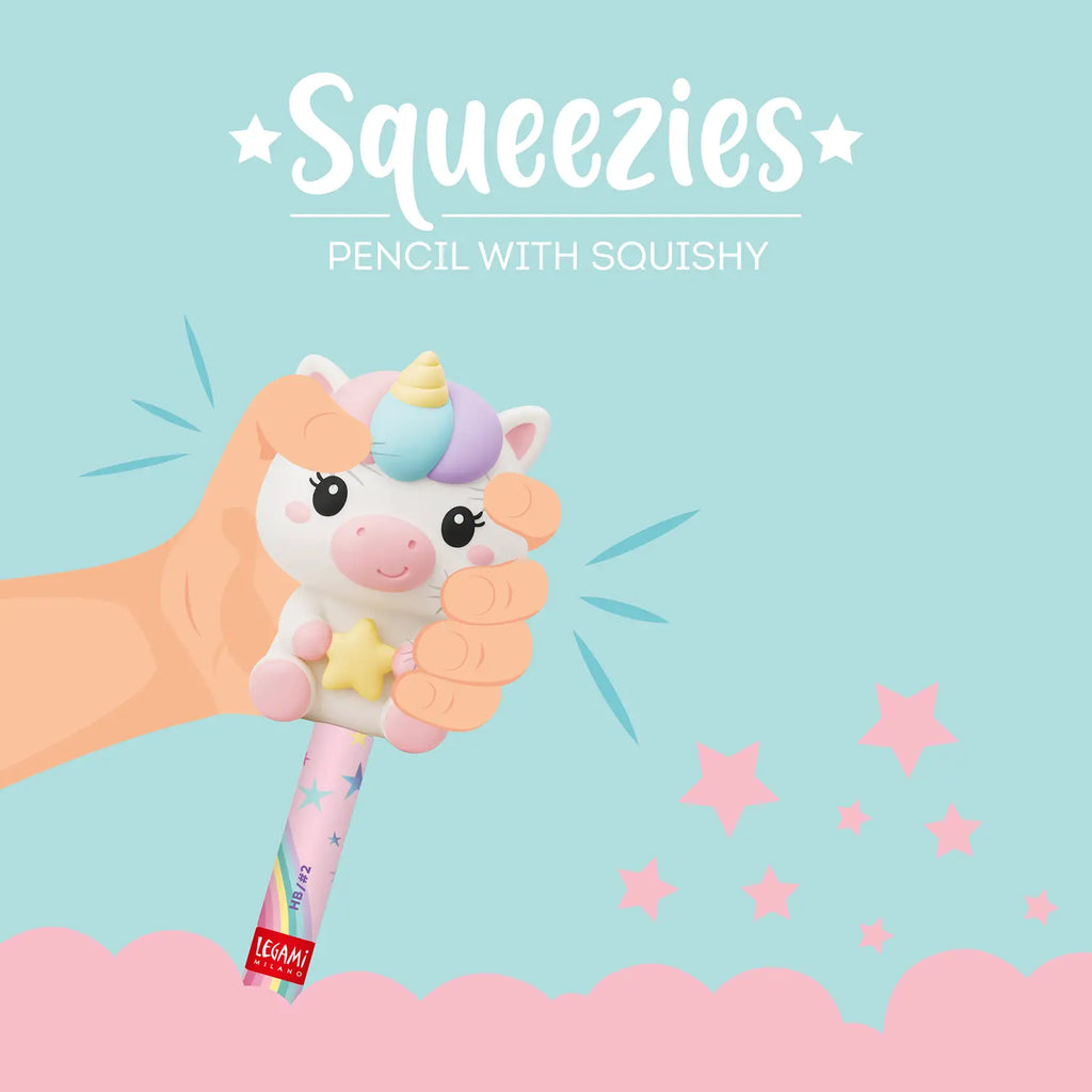 Matita con Squishy Unicorno Legami Squeezies