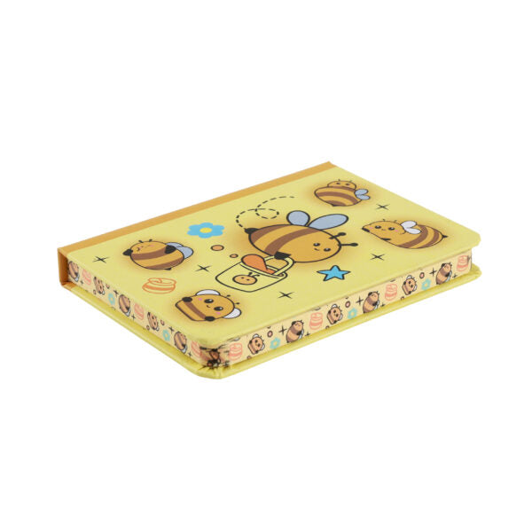 I-total: mini notebook A7 con copertina rigida Bee