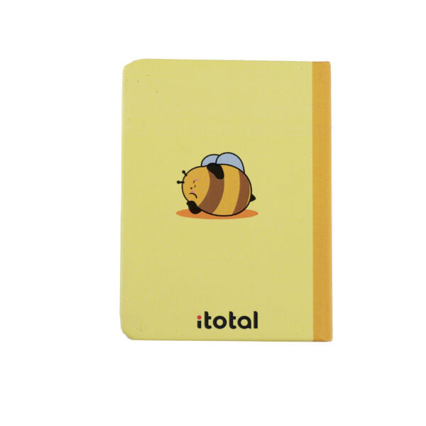 I-total: mini notebook A7 con copertina rigida Bee