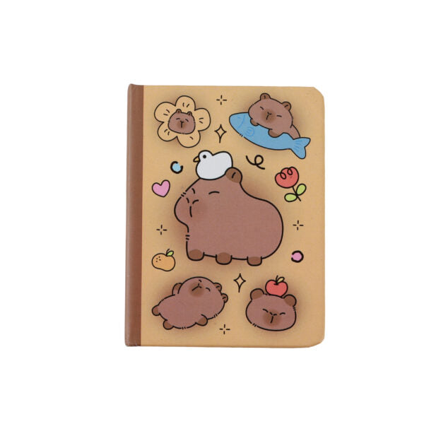 I-total: mini notebook A7 con copertina rigida Capybara