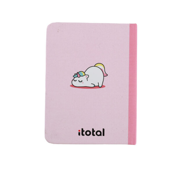 I-total: mini notebook A7 con copertina rigida Unicorn