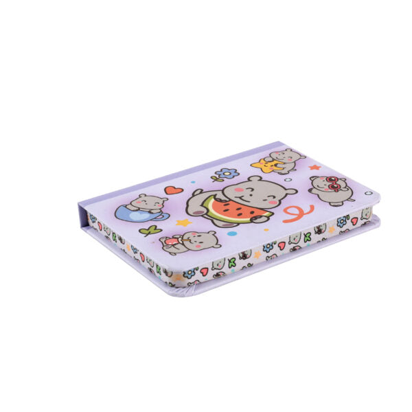 I-total: mini notebook A7 con copertina rigida Hippo