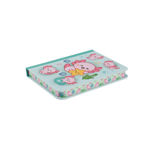 I-total: mini notebook A7 con copertina rigida Axolutely