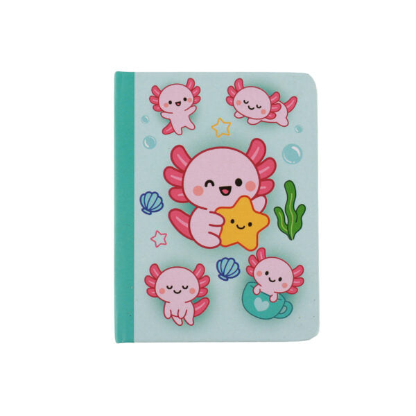 I-total: mini notebook A7 con copertina rigida Axolutely