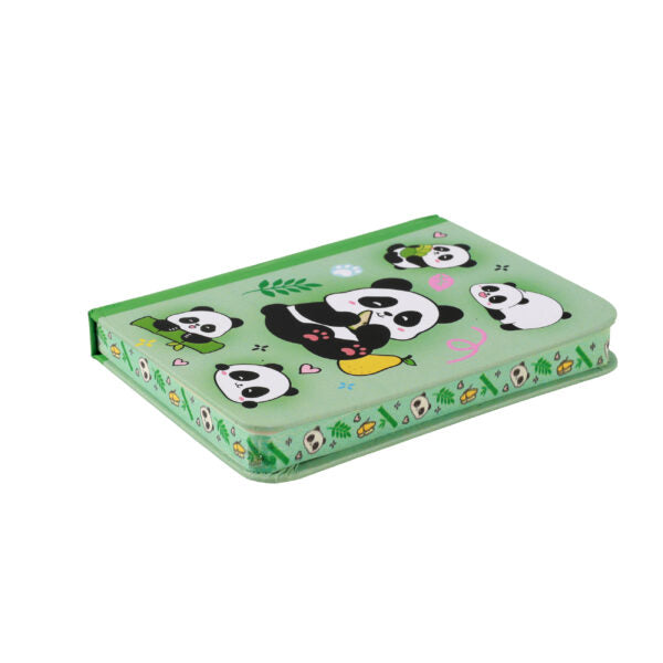 I-total: mini notebook A7 con copertina rigida Pandastic