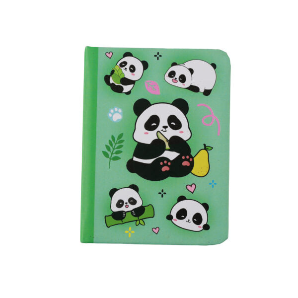 I-total: mini notebook A7 con copertina rigida Pandastic