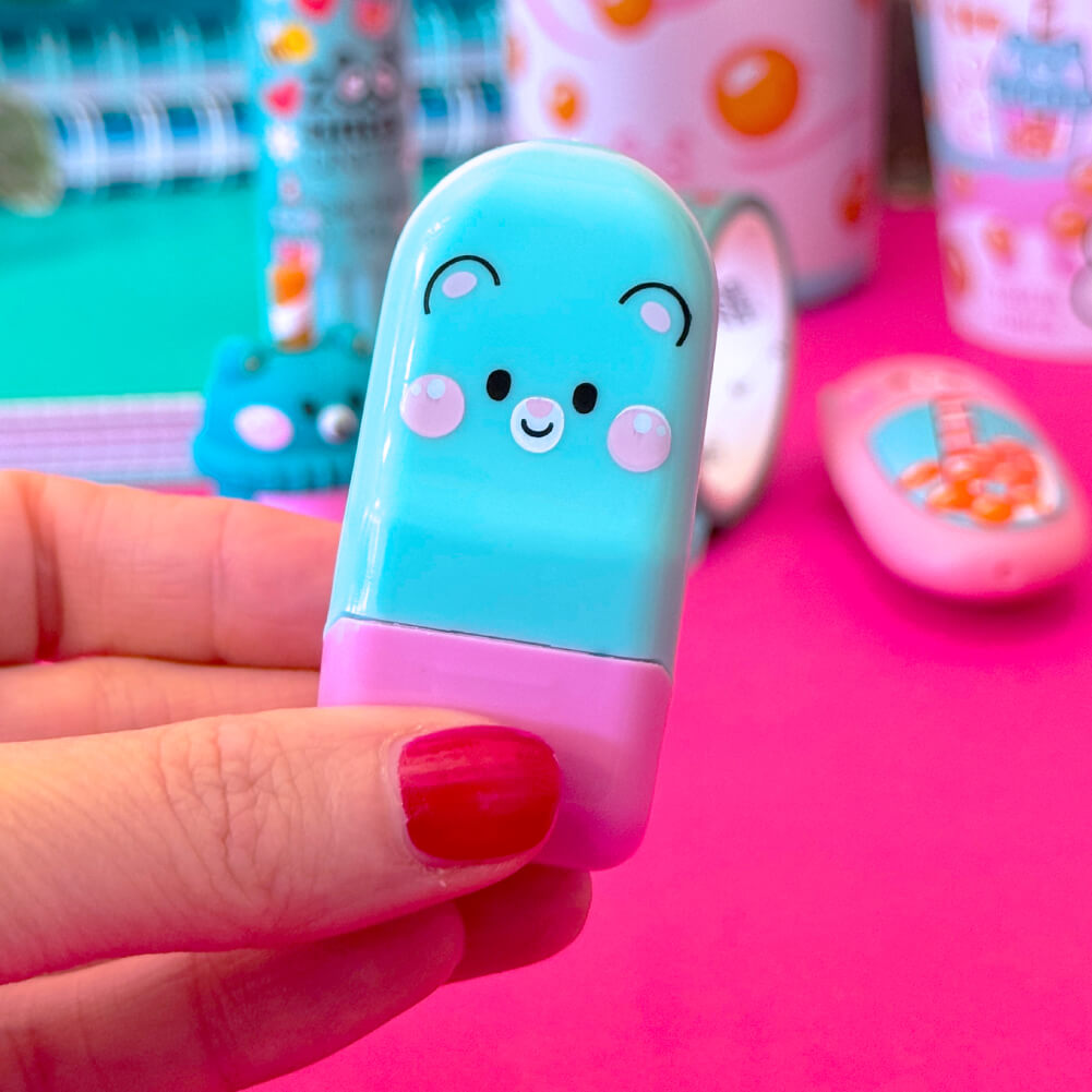 Set 2 Timbrini a Rullo Bubble Tea – Tinta Unita Zoo
