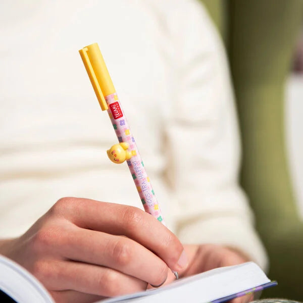 Legami: Set di 2 Penne Gel con Animaletto Decorativo - Lovely Friends - Hoppy Easter