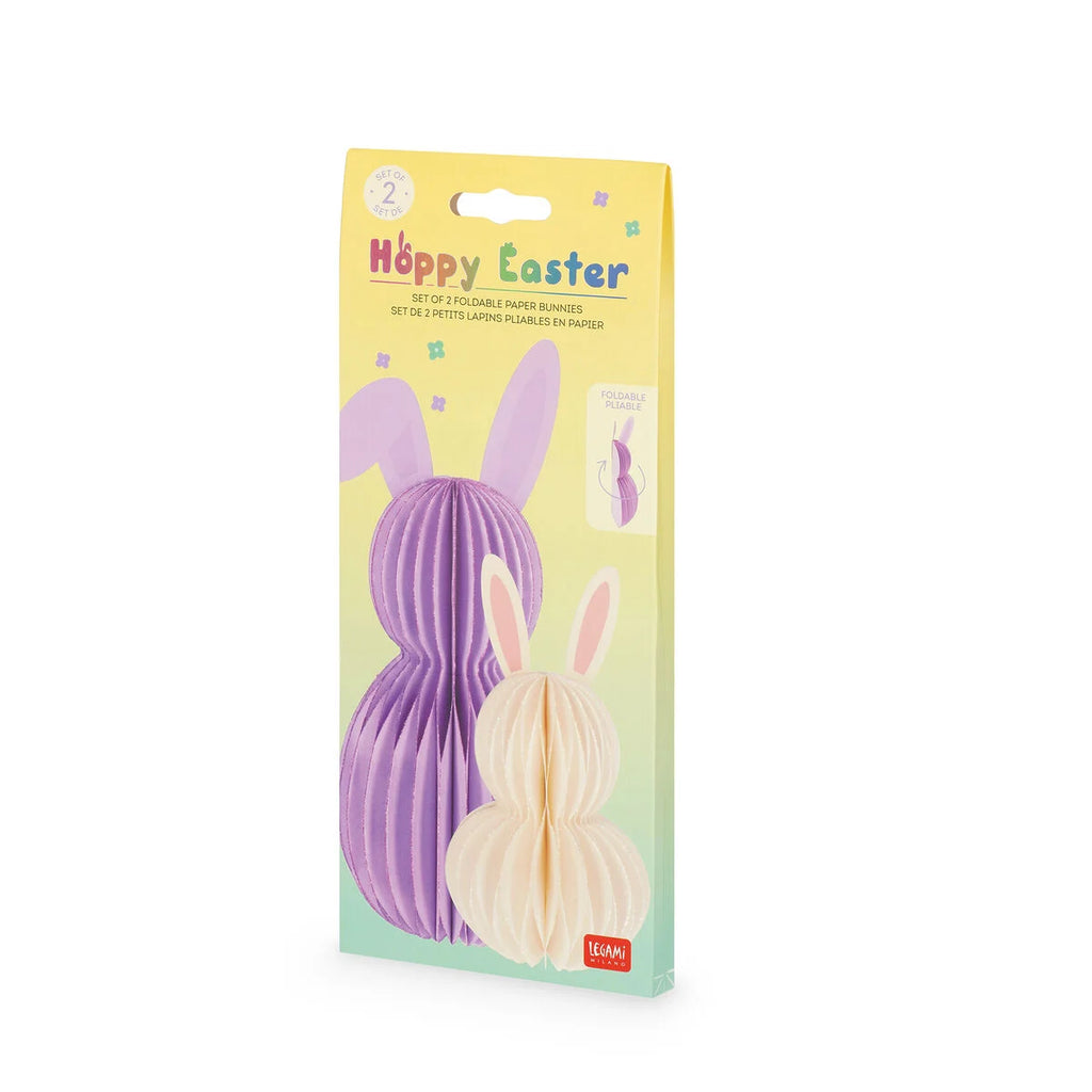 Legami: Set di 2 Coniglietti Pieghevoli in Carta - Hoppy Easter