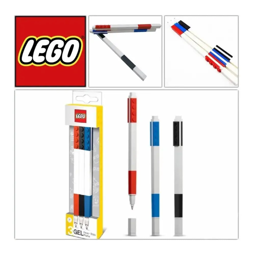 Lego: Set 3 penne gel LEGO®