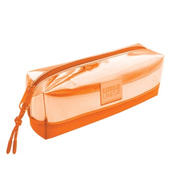 Astuccio Pouch Rettangolare Tinta Unita arancione Fluo – Silicone e PVC, 9x7x20 cm (Copia)