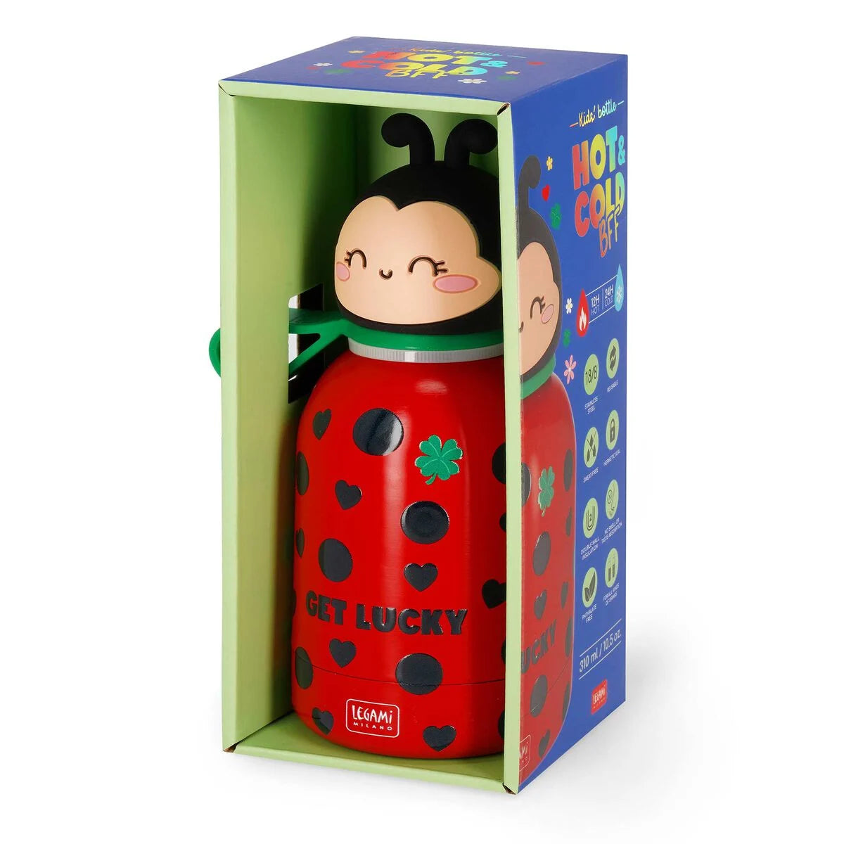 Legami: Bottiglia Termica per Bambini - Ladybug - Hot&Cold BFF