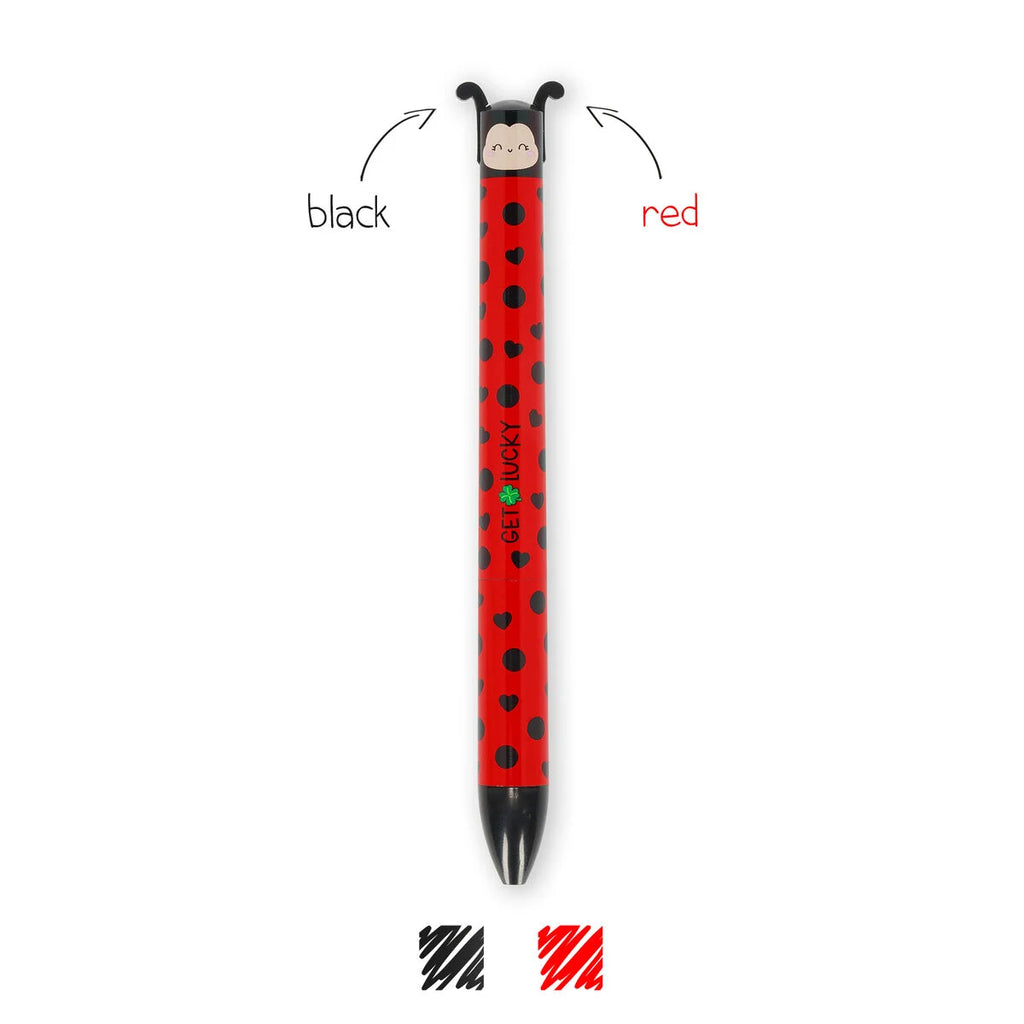 Legami: Penna a Sfera Due Colori Ladybug - Click&Clack