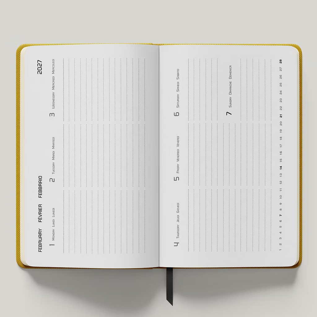 White Star - Agenda Settimanale vIAGGI 2027 10×15,8 cm