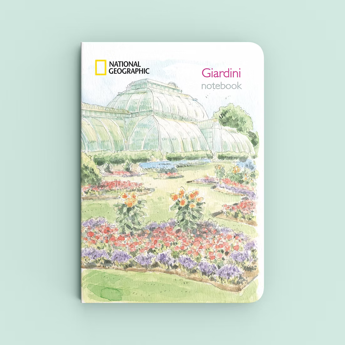 White Star - Notebook Giardini Acquerelli National Geographic 14,5×21 cm