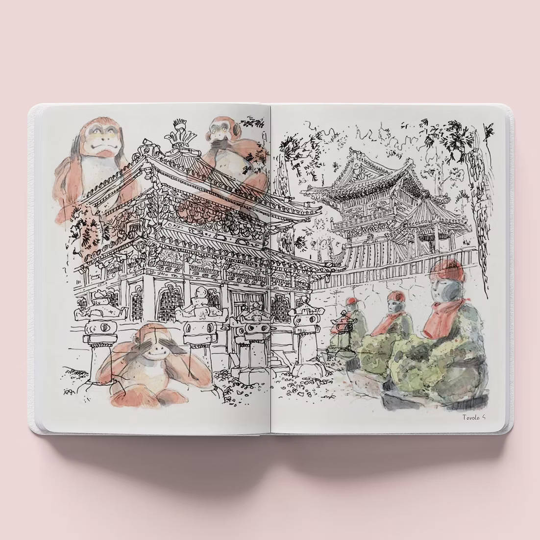 White Star - Notebook Giappone Acquerelli National Geographic 14,5×21 cm