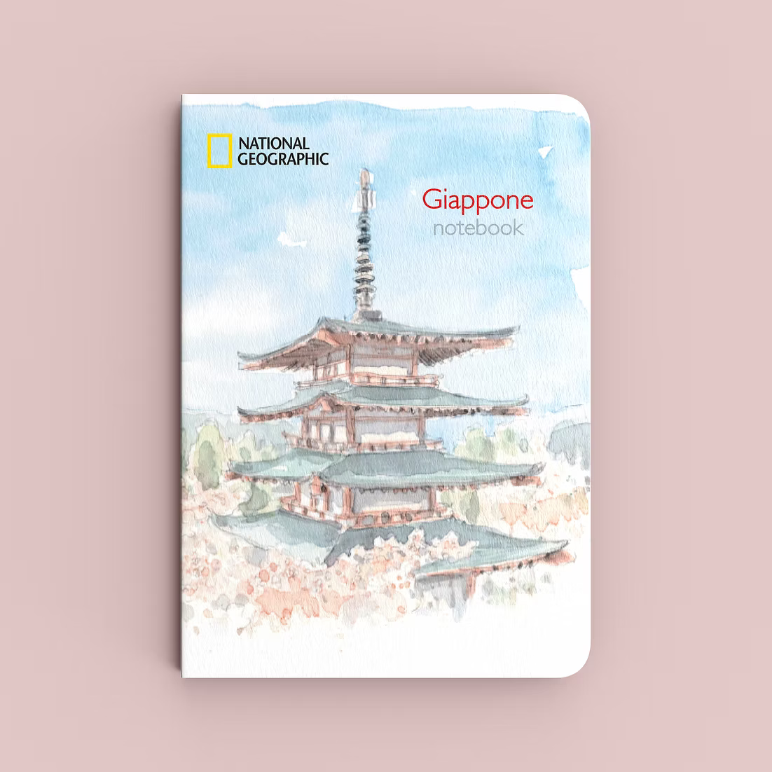 White Star - Notebook Giappone Acquerelli National Geographic 14,5×21 cm