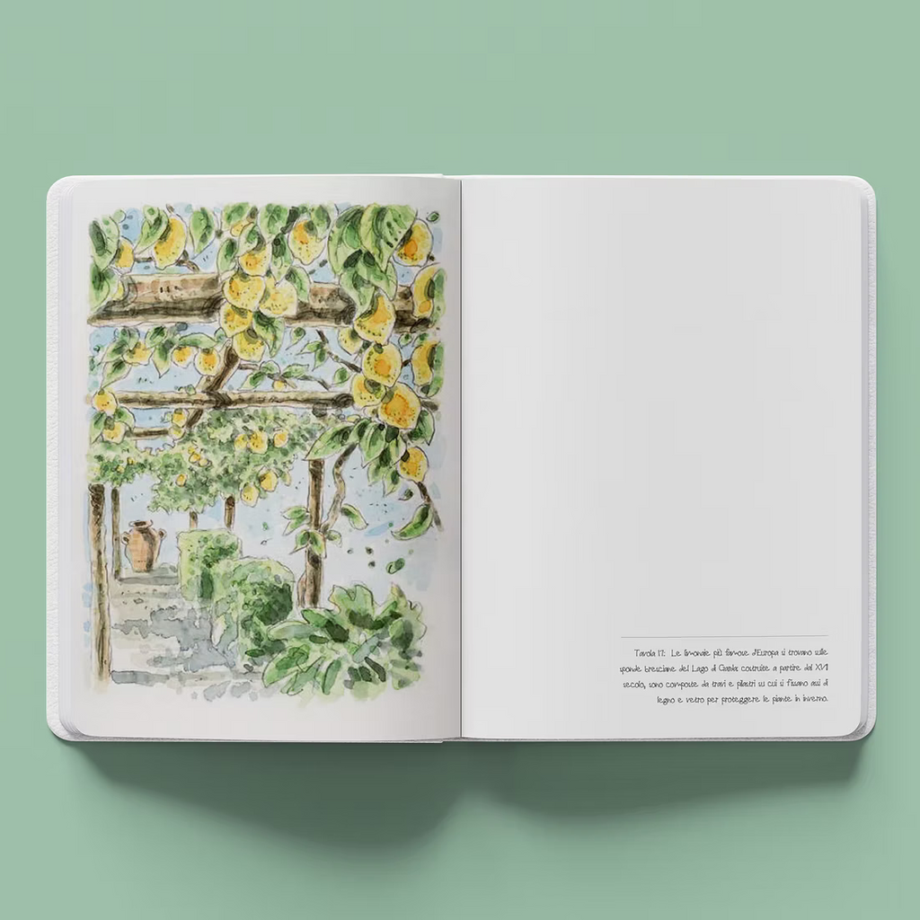 White Star - Notebook Giardini Acquerelli National Geographic 14,5×21 cm