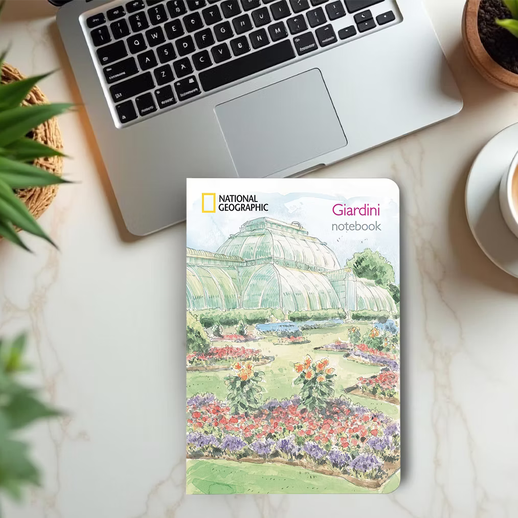 White Star - Notebook Giardini Acquerelli National Geographic 14,5×21 cm