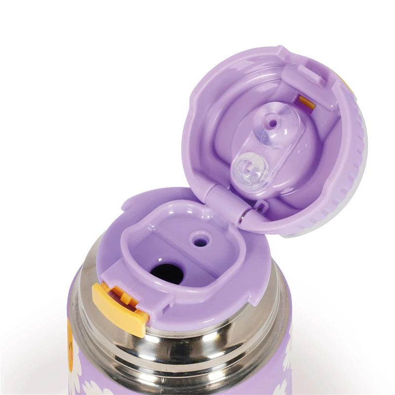 Legami - Borraccia Termica Daisy 500 ml con Tazzina e Tappo 3 in 1