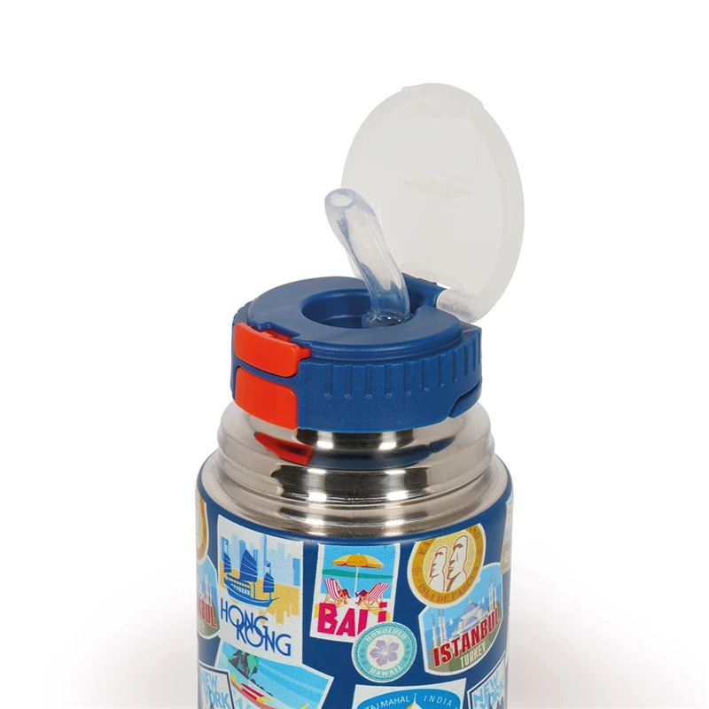 Legami - Borraccia Termica Travel 500 ml con Tazzina e Tappo 3 in 1
