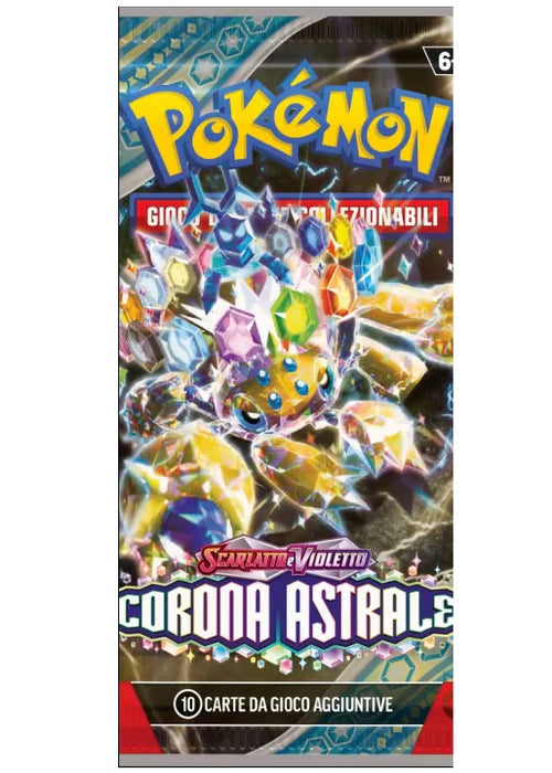 POKEMON: Bustina da 10 carte Scarlatto e Violetto - Corona Astrale