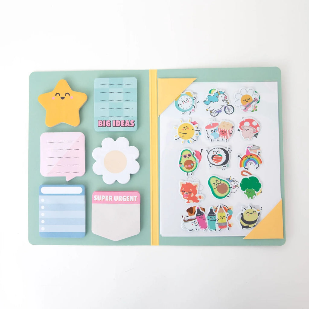 Mr. Wonderfull: Quaderno con adesivi e post-it super cool