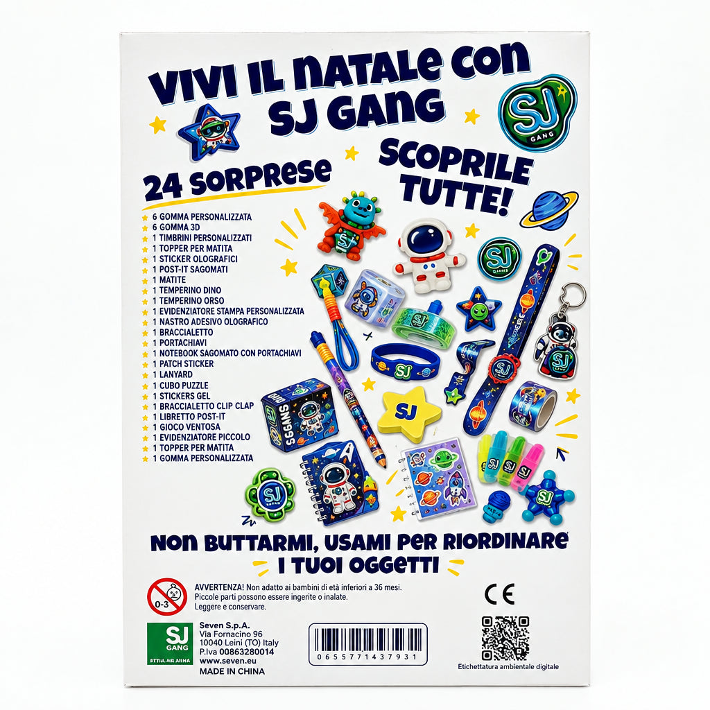 Calendario dell’Avvento Seven Boy 2026 con 24 Sorprese