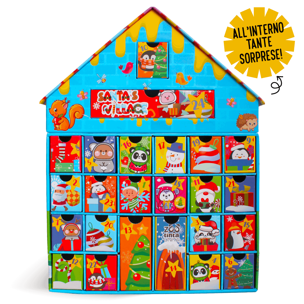 Tinta Unita Zoo: Calendario dell’Avvento 24 giorni pieni di sorprese!