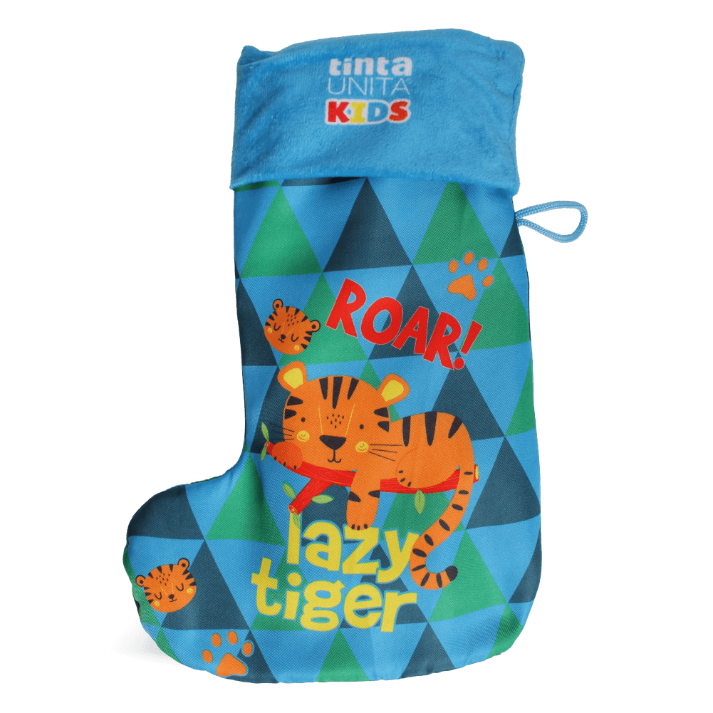 Calza Colorina tintaUNITA Kids con prodotti per colorare e dolcetti Loacker