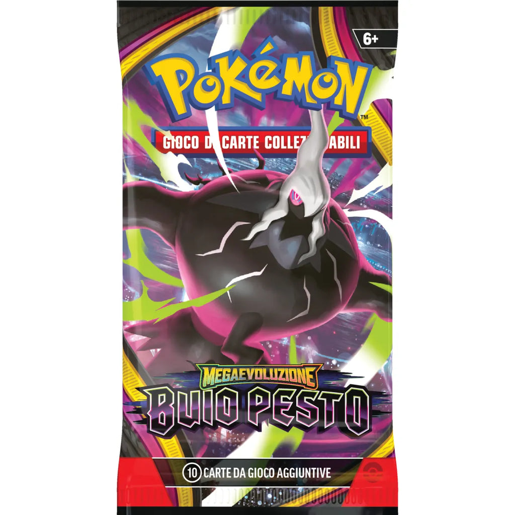 Pokémon GCC Bustina Megaevoluzione Buio Pesto – 10 Carte ITA + Codice Digitale