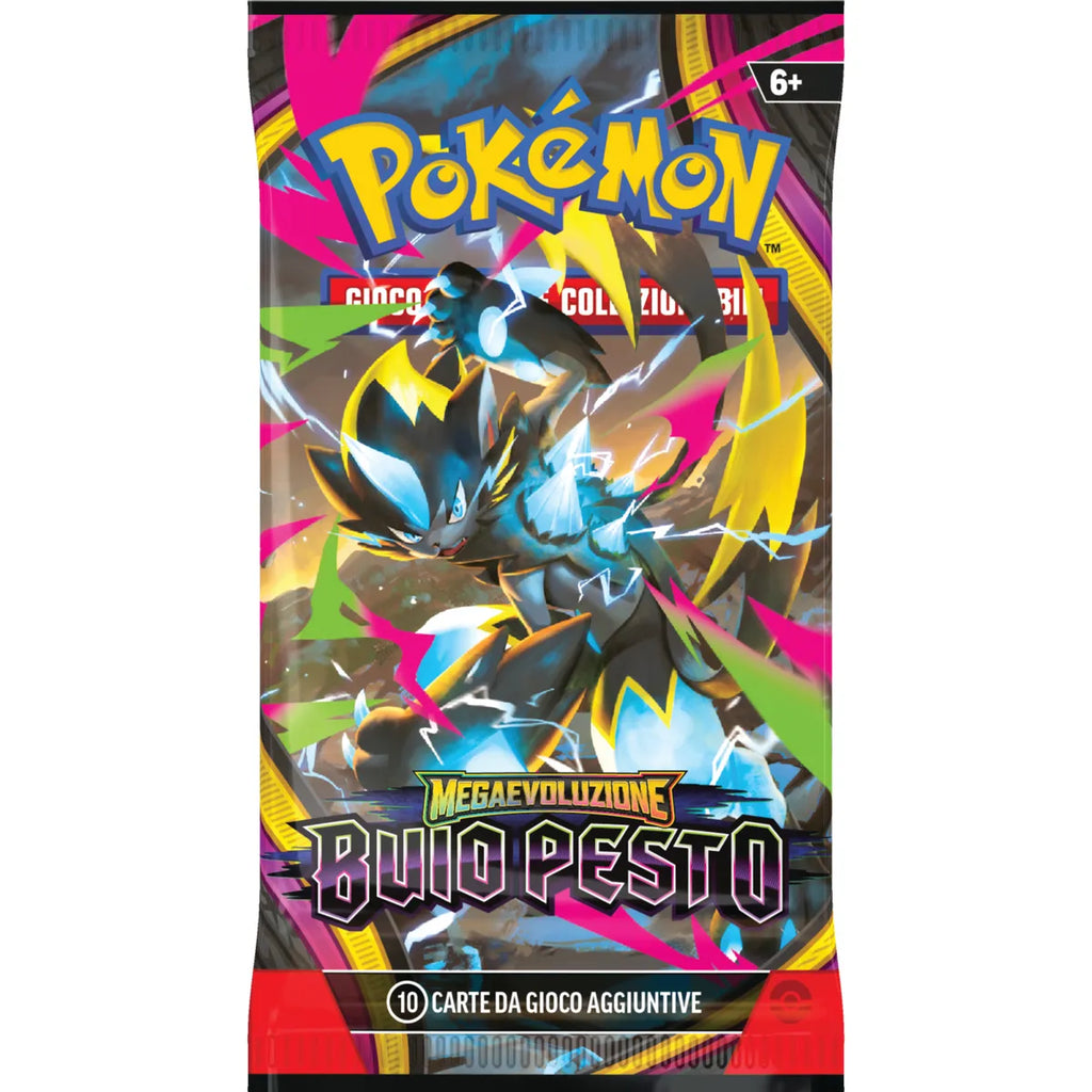 Pokémon GCC Bustina Megaevoluzione Buio Pesto – 10 Carte ITA + Codice Digitale