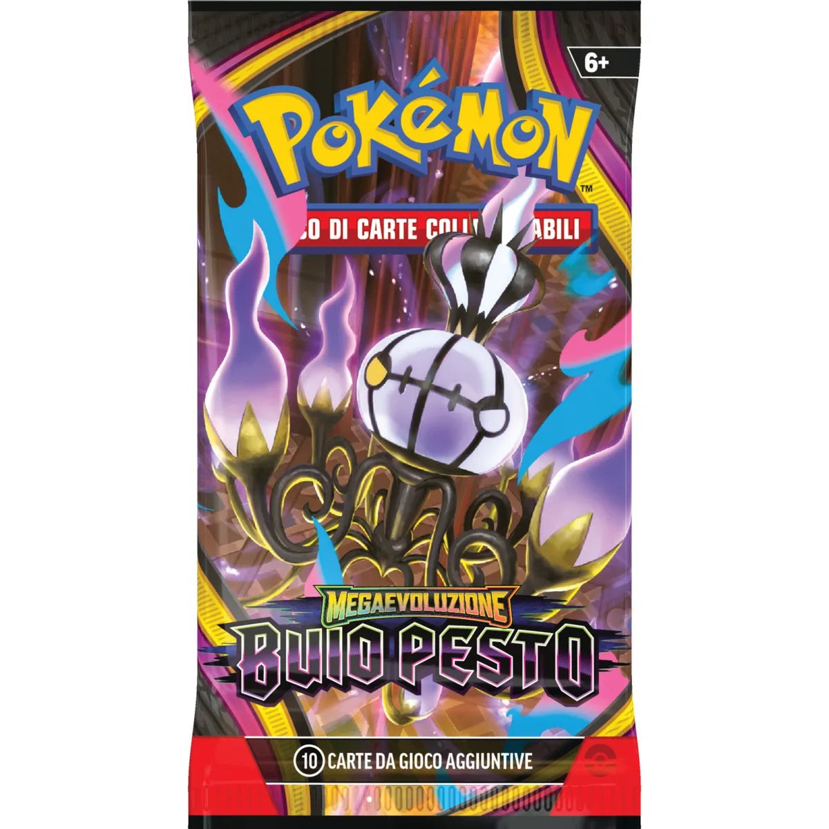 Pokémon GCC Bustina Megaevoluzione Buio Pesto – 10 Carte ITA + Codice Digitale