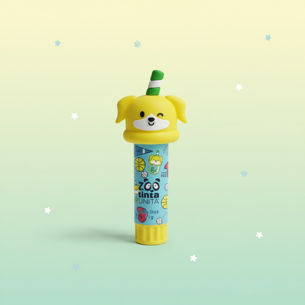 Tinta Unita Zoo – Colla Stick 21g con Topper Animaletto