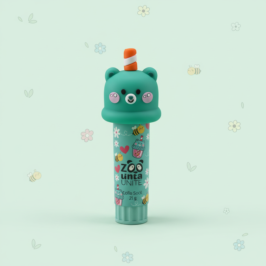 Tinta Unita Zoo – Colla Stick 21g con Topper Animaletto