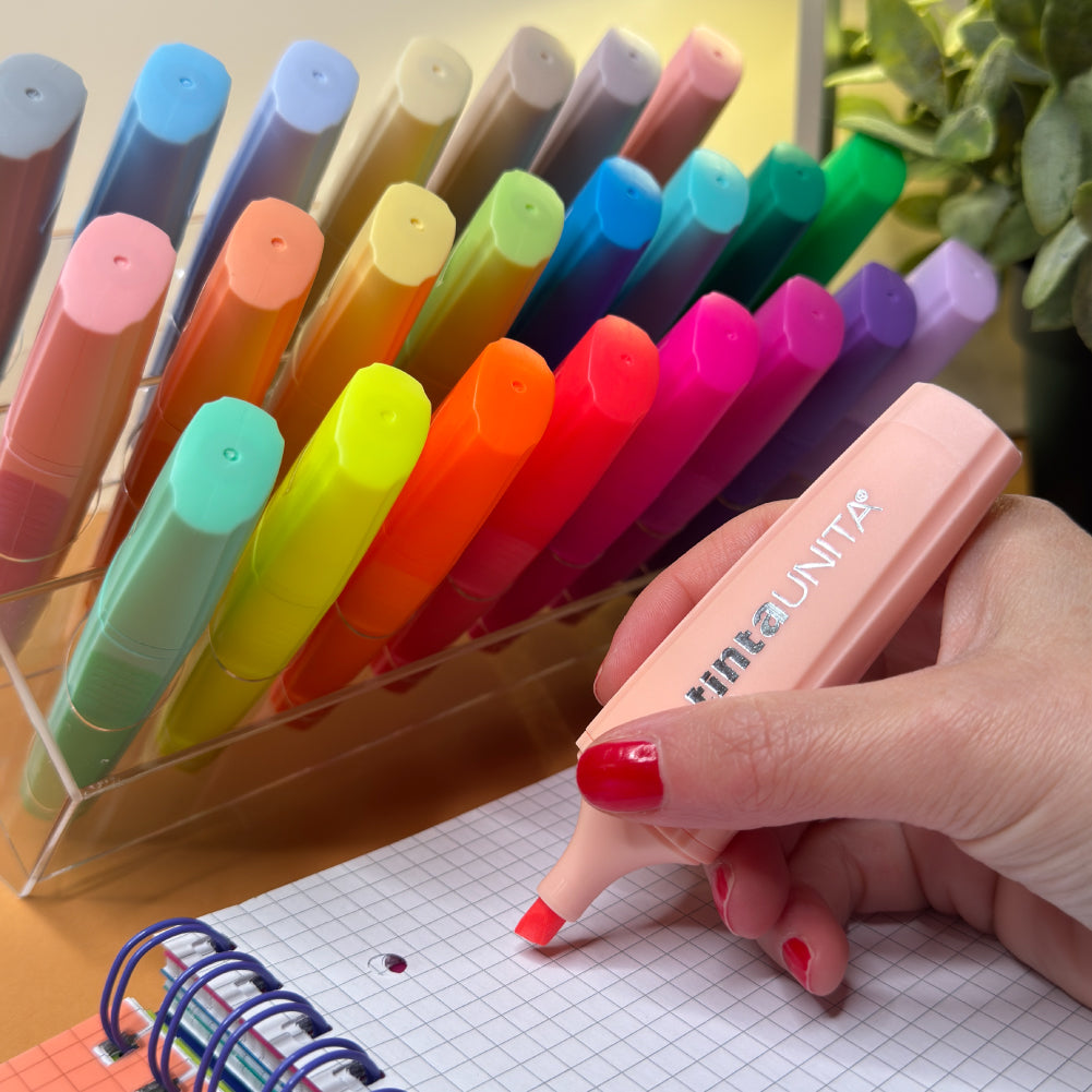 Evidenziatore Tinta Unita fluo, classici e pastel – Vendita Singola