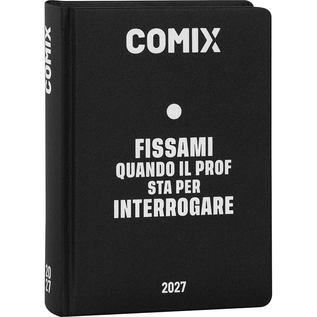 Diario COMIX 16 Mesi 2026/27 Giornaliero Standard - nero-bianco