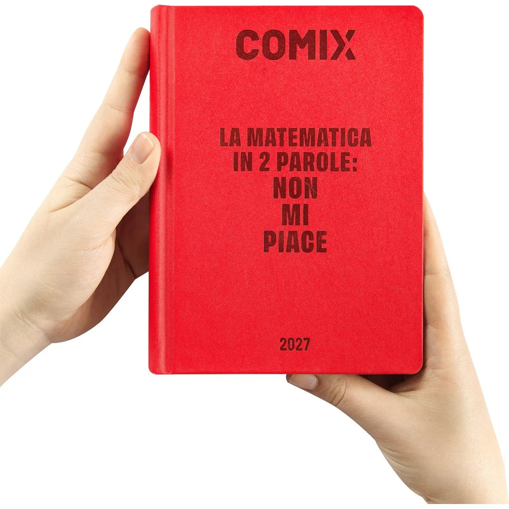 Diario Comix 16 Mesi 2026/27 Giornaliero Standard – Rosso