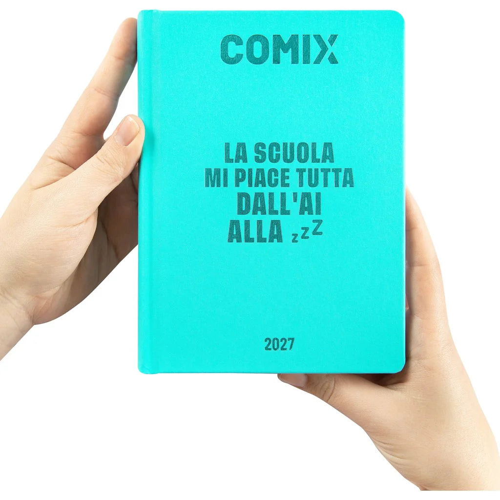 Diario Comix 16 Mesi 2026/27 Giornaliero Standard – Turchese