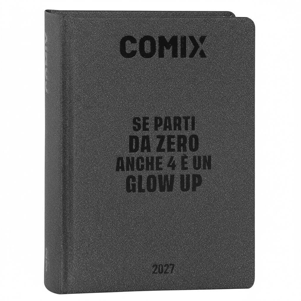 Diario Comix 16 Mesi 2026/27 Giornaliero Standard – Charcoal