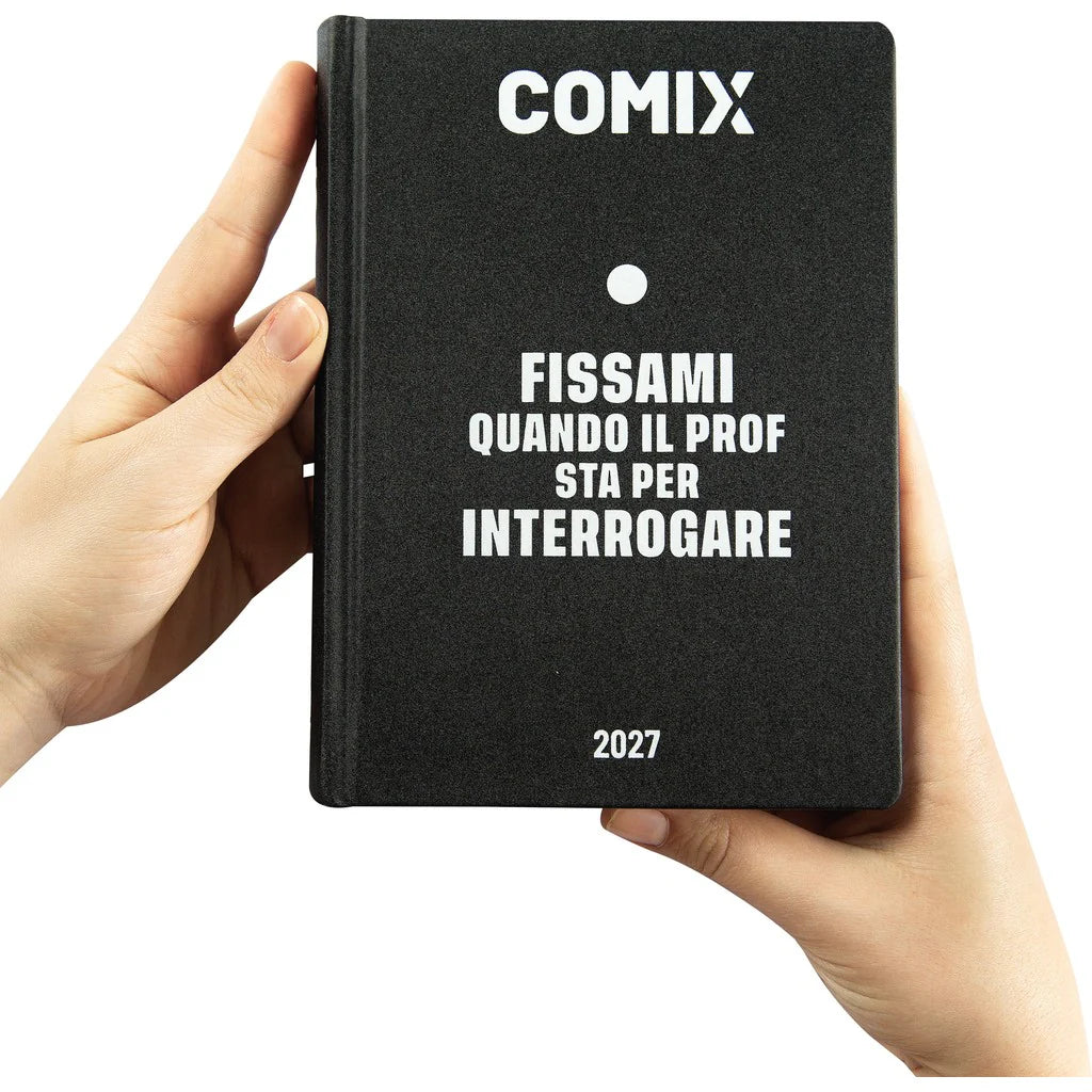 Diario COMIX 16 Mesi 2026/27 Giornaliero Standard - nero-bianco