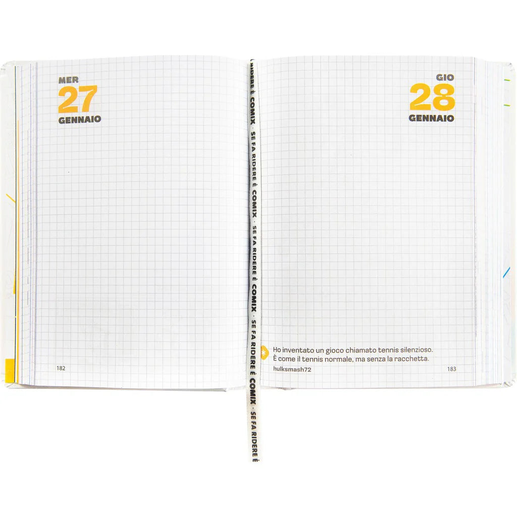 Diario Comix 16 Mesi 2026/27 Giornaliero Standard – Holo white