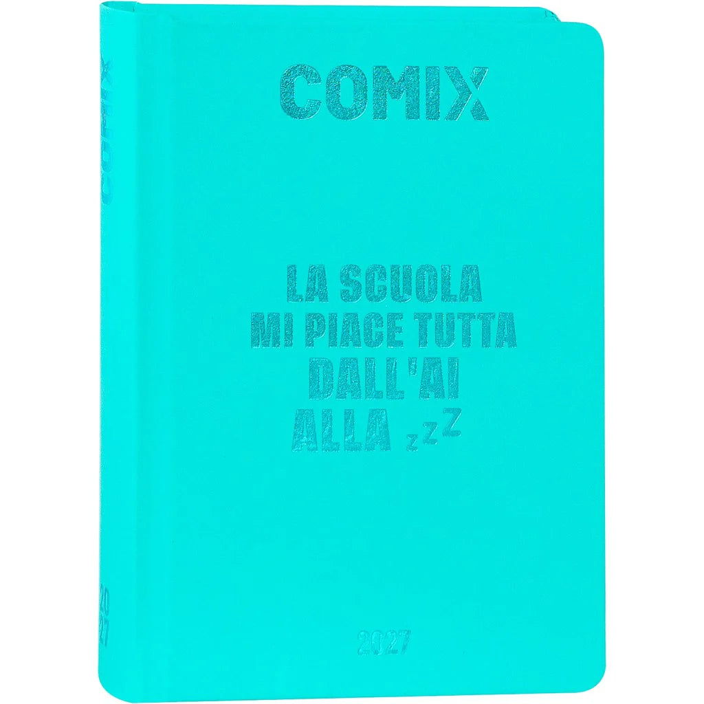 Diario Comix 16 Mesi 2026/27 Giornaliero Standard – Turchese