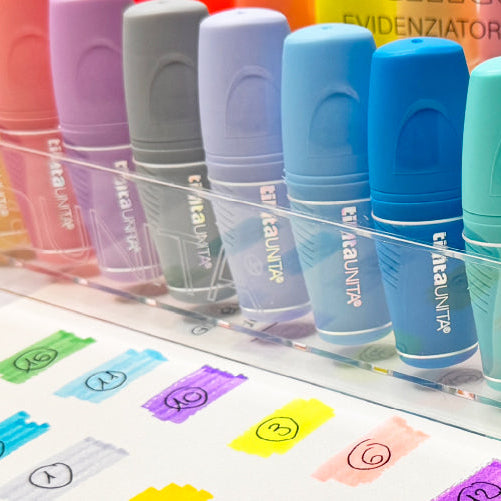 Tinta Unita: Set 18 Evidenziatori Palette Mini Me