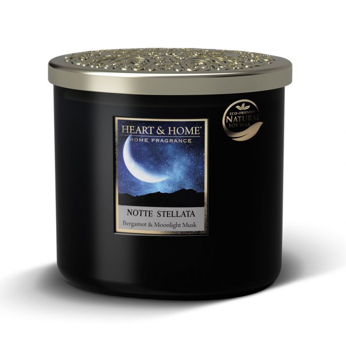 Heart & Home: Candela profumata Notte Stellata a due stoppini - 220g