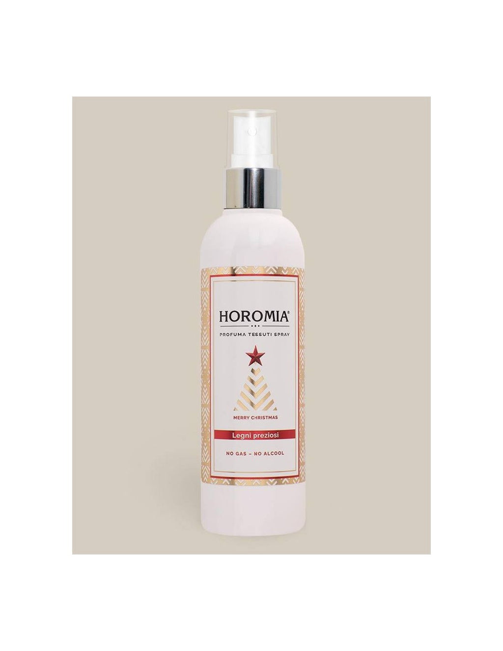 HOROTWINS Legni Preziosi: confezione regalo contenente il profuma bucato e il profumo spray per tessuti della stessa fragranza.