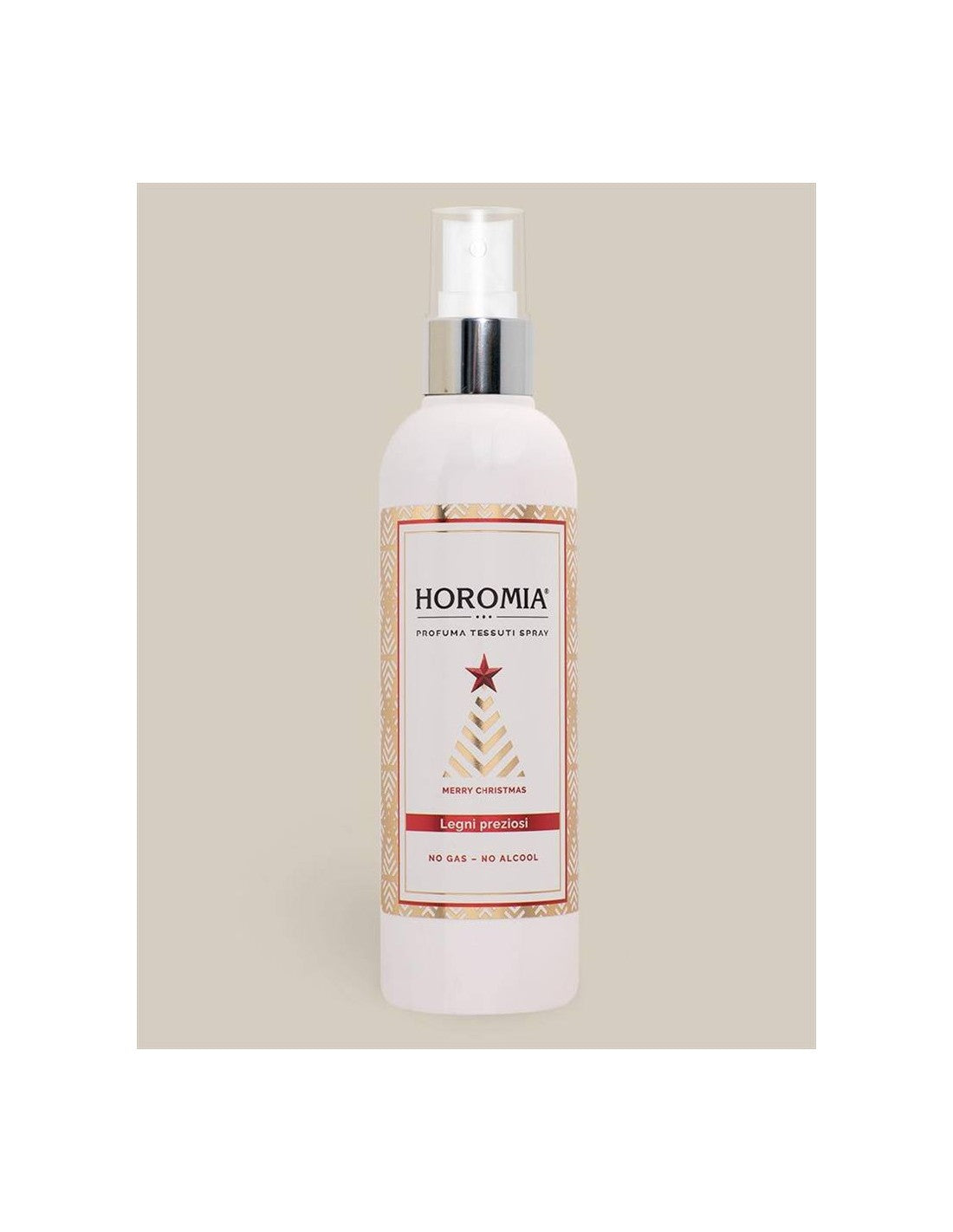 HOROTWINS Legni Preziosi: confezione regalo contenente il profuma bucato e il profumo spray per tessuti della stessa fragranza.