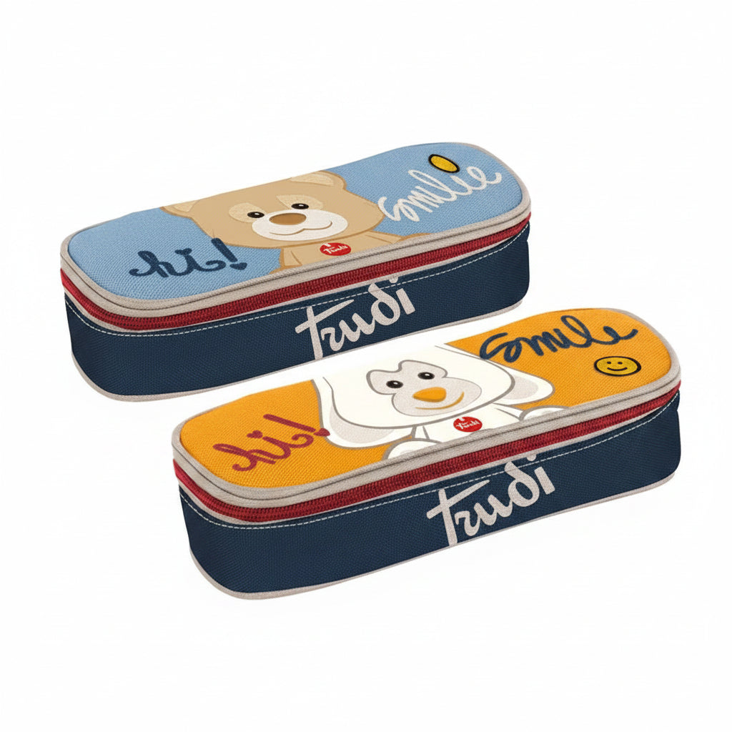 Astuccio Ovale Trudi – Orso o Coniglio, 21x12x5 cm