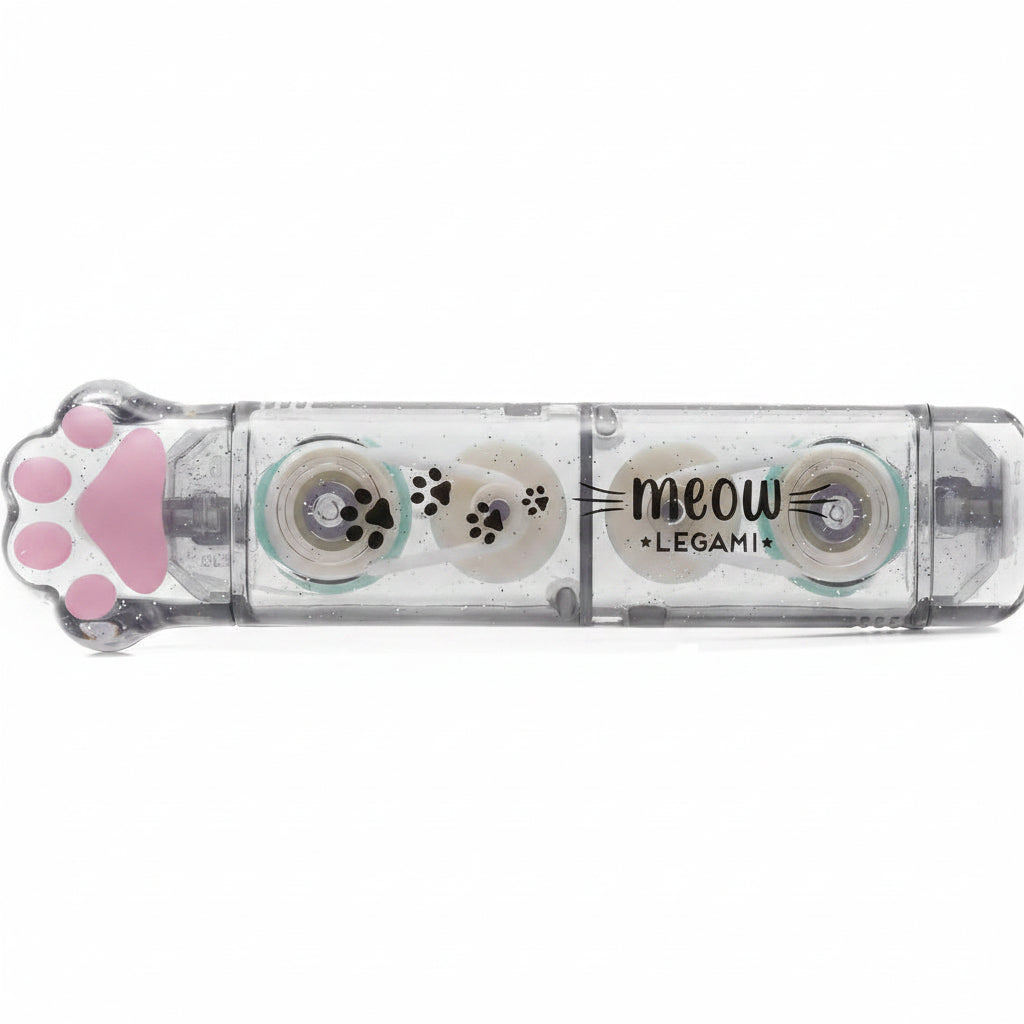 Colla a Nastro 2-in-1 Legami Teddy Bear | Adesivo Trasparente Permanente, Nido d'Ape