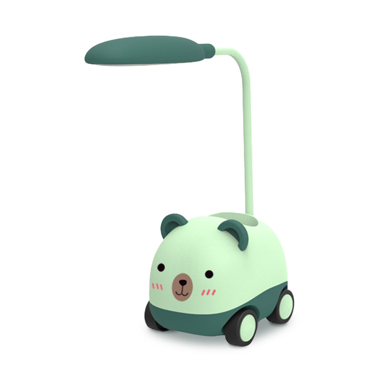 Lampada LED Macchinina Orso Dana – Luce, Temperino e Porta Oggetti | Incanta